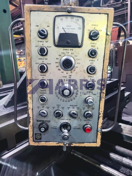 5" Giddings &amp; Lewis Table Type Horizontal Boring Mill