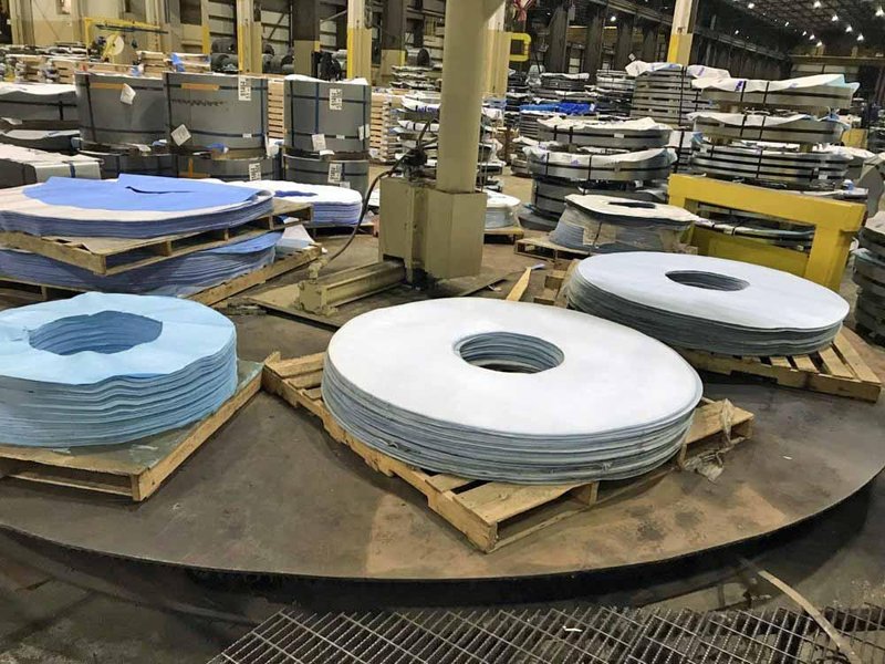 10,000# x 72" Braner Banding Line