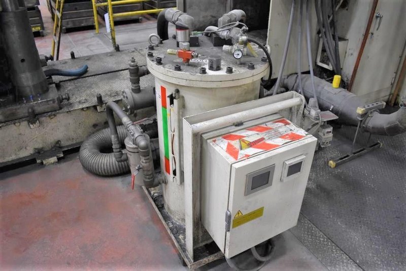 1500 Ton Aida Knuckle Joint Press, Model PK-1500, 9.84" STR, 44.09" SH, 1.18" ADJ, 47.24" x 47.24" Bed, 25-40 SPM Vari