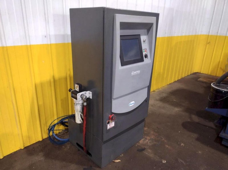 NORDSON POWDER COAT PAINT SYSTEM WITH FEEDER &amp; I-CONTROL. STOCK # 0985326