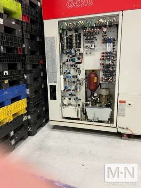 3 x Grob G520 5-axis CNC Vertical Machining Cell with robot/deburr station and integrated pallet FMS
