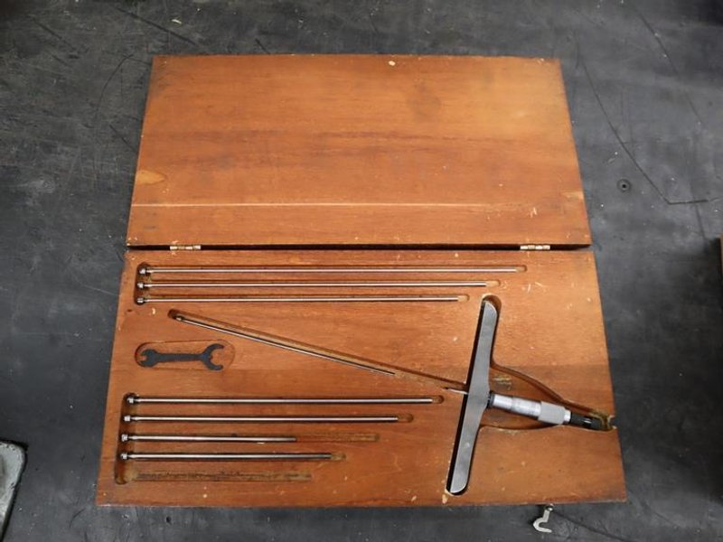 Starrett Depth Micrometer with Case- Auction Item