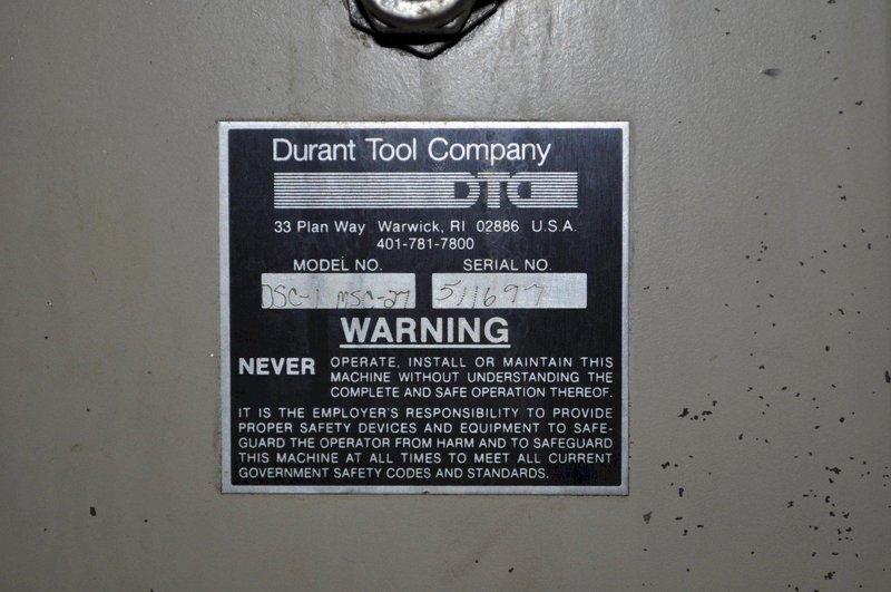600 LB X 6" DURANT UNCOILER STRAIGHTENER