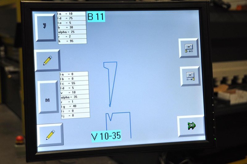 Safan - E-brake SMK 40 ton x 2050 mm CNC