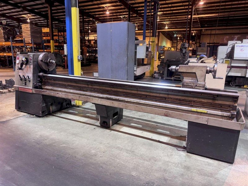 21" X 120" CLAUSING COLCHESTER LATHE. STOCK # 1107825