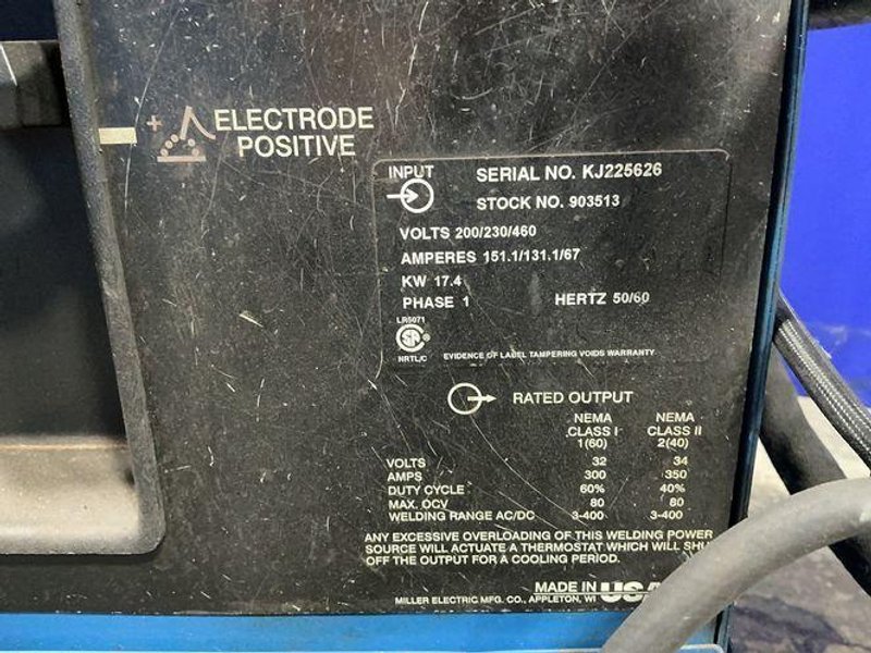 Miller  350 Amp Welder  - Syncrowave 350 Lx