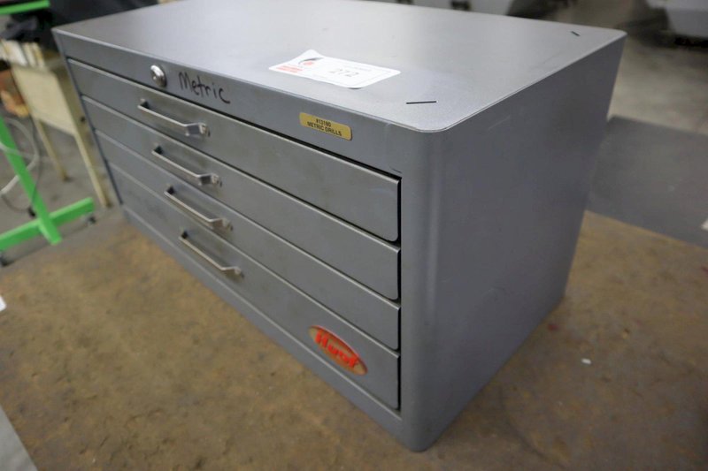Huot Large 4 Drawer Cabinet of Metric Drills- Auction Item