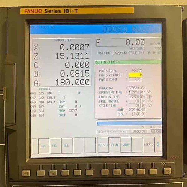Nakamura Tome Super NTJ Multi Axis CNC Turning Center – Lathe