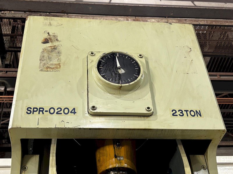 220 TON AIDA MODEL #NC1-200(2) GAP FRAME PRESS, WITH 9.84" STROKE: STOCK #22202