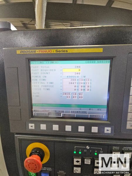 Doosan Lynx 220 LMSA CNC Lathe, 2012