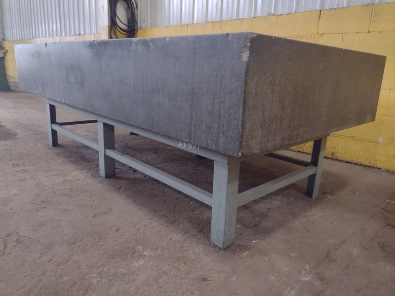 8' X 4' X 14" CHALLENGE PRECISION LAYOUT INSPECTION GRANITE TABLE: STOCK #23804