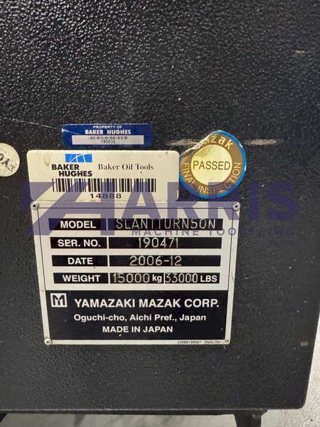 2006 Mazak Slant Turn 50N CNC Lathe