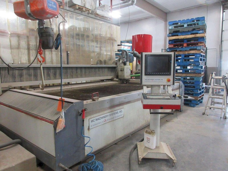 6′ x 12′ Mitsubishi MWX4-612 Water Jet, 2012 – Upgraded KMT Intensifier (Pro 60) 90,000 PSI