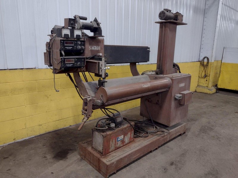 48" FOUR-CORP MODEL #PH-100-36 LONGITUDINAL SEAM WELDER: STOCK #15866
