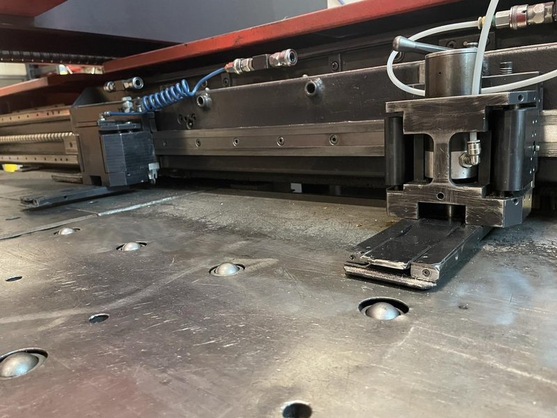 30 Ton Amada Pega 304050Q Turret Punch Press, 1989 – 56 Station, 40″x100″ Sheet, Tooling Included
