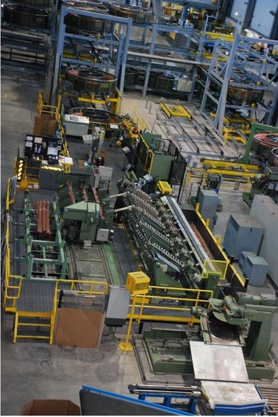 SMS COPPER TUBE CAST &amp; ROLL - MELTING, CASTING, MILLING &amp; 3-ROLL HRM ROLLING LINE