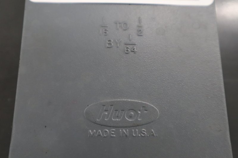 Huot Drill Index, Fractional: 1/16" - 1/2" in 1/64"- Auction Item