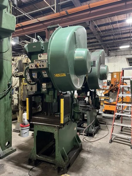 MINSTER 45 TON GAP FRAME SINGLE CRANK PRESS, STOCK# 14291J