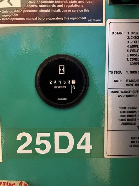 25 HP Sullivan-Palatek 25D4J Rotary Screw Air Compressor, 2004