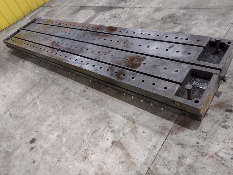 138" X 30" X 6.25" T-SLOTTED LAYOUT PLATE / TABLE: STOCK #23626