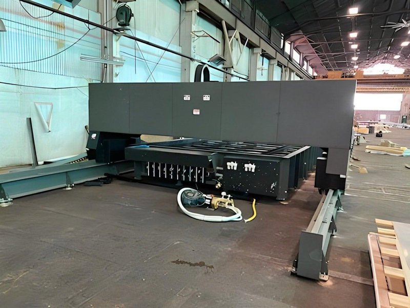 10′ x 60′ Lone star Commander III CNC Plasma Fuel Table Pipe Cutting and Steel Beam Machine, 2020