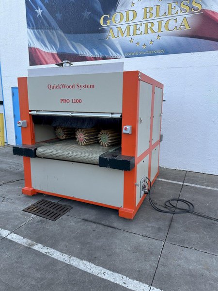 44" QUICK WOOD PRO 1100 CAROUSEL DRUM SANDER: STOCK #77740