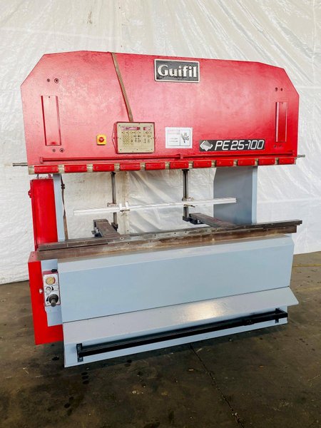 110 TON X 100" GUIFIL PE-25-100 CNC UP-ACTING HYDRAULIC PRESS BRAKE. STOCK # 1060221