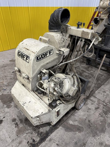 13" WIDE X 15 HP GOFF MODEL #15E13 PORTABLE SURFACE &amp; FLOOR SHOT BLASTER &amp; DUST COLLECTOR: STOCK #21291
