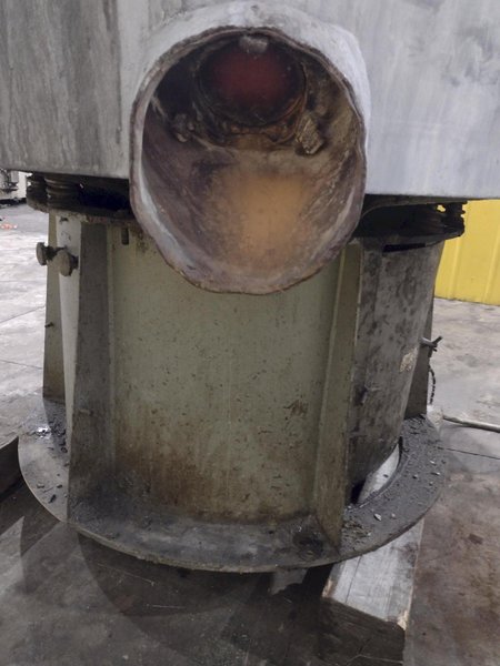14 FT3 SWECO MODEL #FMD-14LR ROTARY VIBRATORY FINISHING BOWL: YOBRO #24557