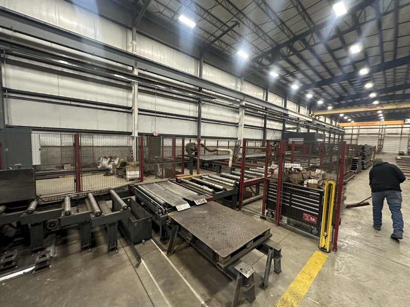 41" X 18" VOORTMAN BEAM LINE, VB1050 SAW,  V630DRILL &amp; V808 PLASMA COPER ROBOT, NEW 2016: STOCK 20792