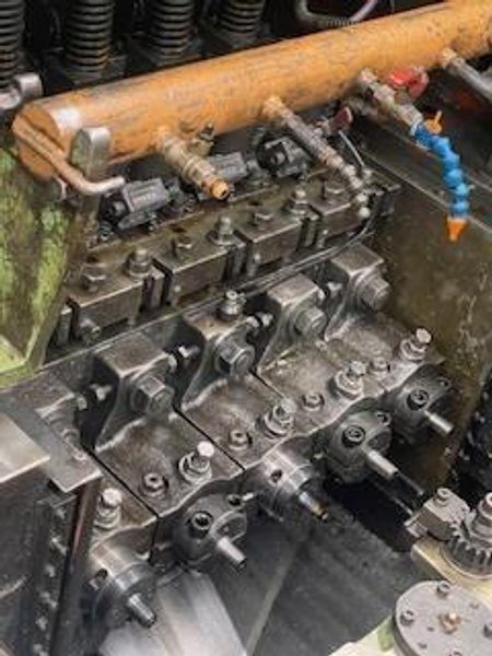 SAKAMURA #BPF-540, 6-STATION 5-DIE PARTS FORMER w/UNIVERSAL TRANSFER