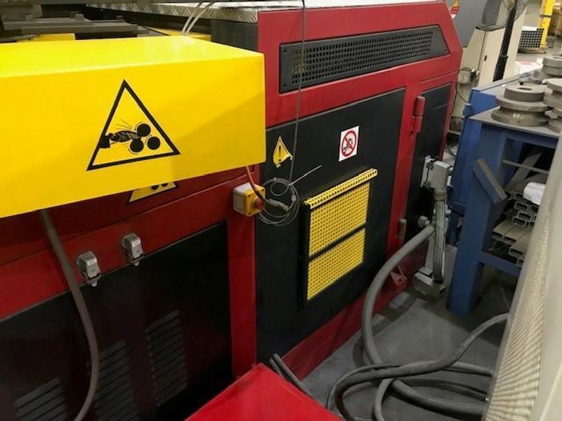 (2015) 10" X 10" X .40" TAURING ALPHA-200CNCI CNC ANGLE BENDING ROLL. STOCK # 0744422