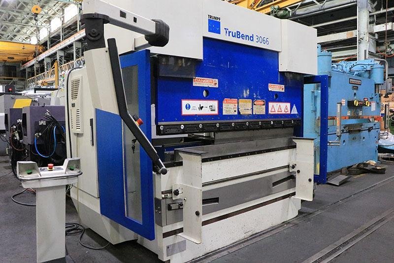 73 Ton X 80" TRUMPF Hydraulic Press Brake, Model TruBend 3066