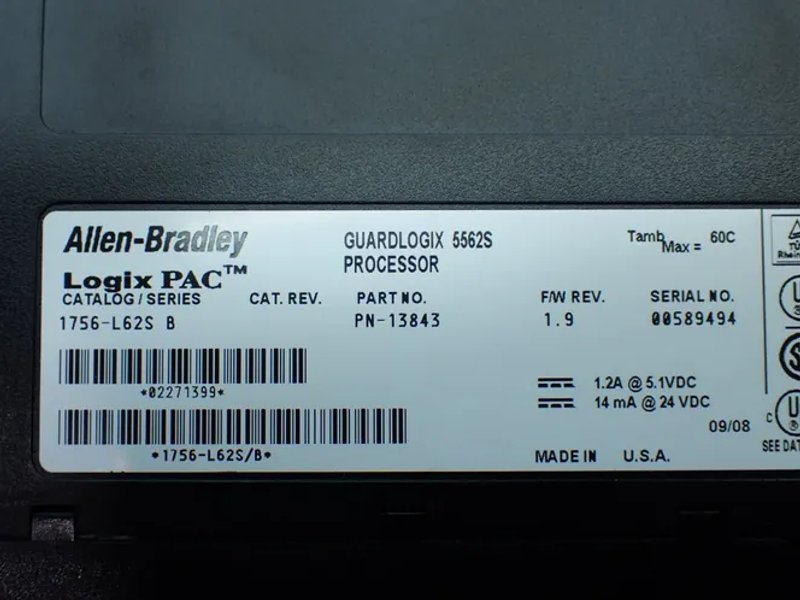 Allen-bradley 10 Slot Chassis W/processor And I/o Modules - 1756-a10