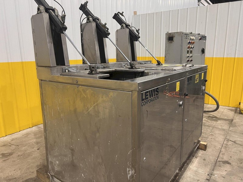 24" X 25" LEWIS MODEL #WR-2524 ULTRASONIC WASH &amp; RINSE WASHER STATION: STOCK #20844