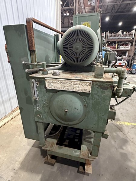 GALLAND HENNING #12DC DUAL COMPRESSION METAL SCRAP BALER