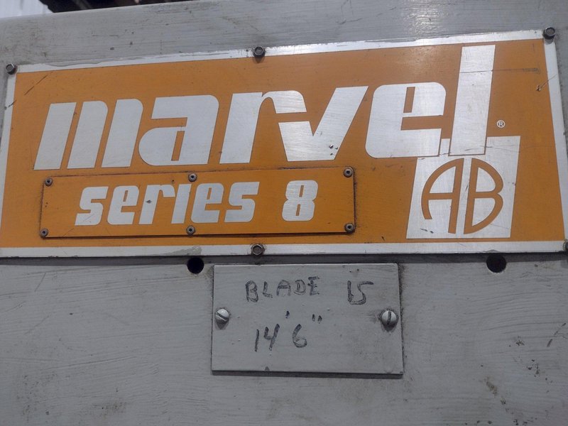 18" X 20" ARMSTRONG MARVEL SERIES 8 MARK 1 VERTICAL BAND SAW: STOCK #11225