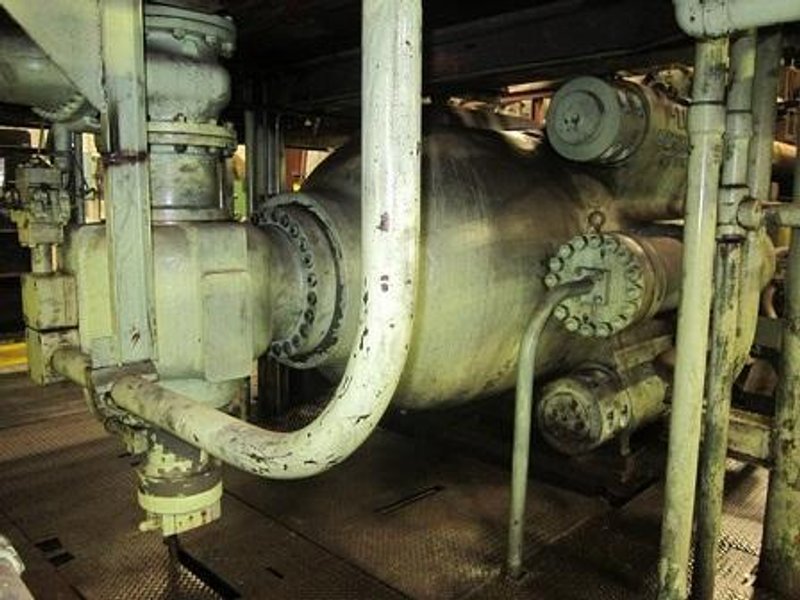 1700 TON LOEWY OIL HYD. COPPER ROD/TUBE EXTRUSION PRESS W/ INTERNAL PIERCER