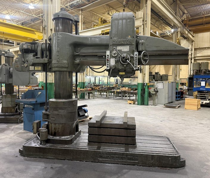 7' X 17" CARLTON MODEL 4A RADIAL DRILL: YOBRO #26416