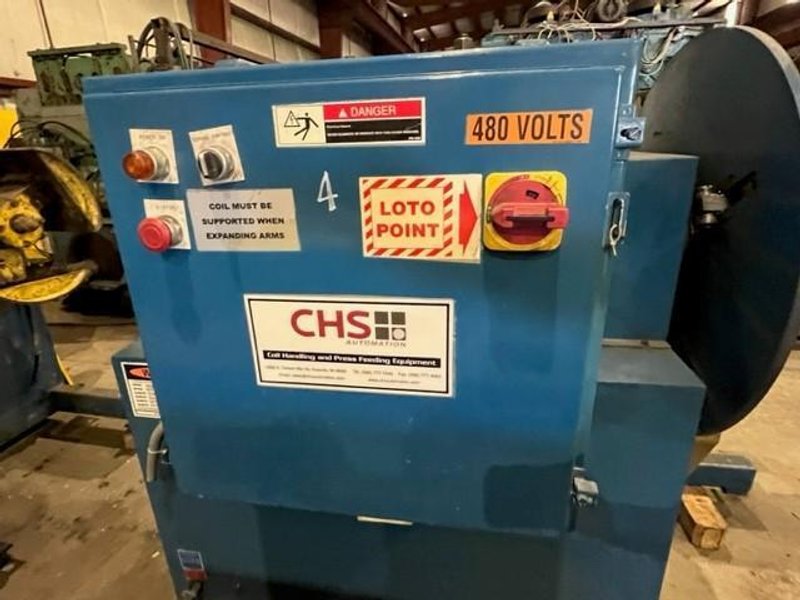 4,000# X 20" CHS NONPOWERED  UNCOILER  COIL REEL STOCK#3642
