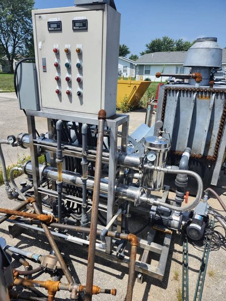 10 HP Ajax SRNG-10 High Pressure Steam Boiler – Includes Reverse Osmosis Filtration System