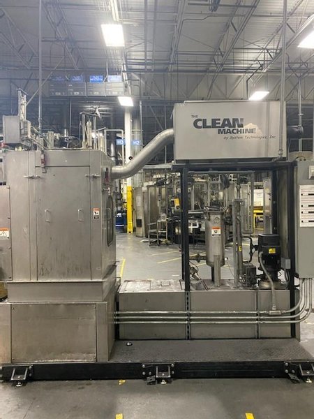 SYSTEM TECHNOLOGIES MODEL #CMI-123-480 CLEAN MACHINE HIGH PRESSURE STAINLESS STEEL PARTS WASHER: STOCK #14484