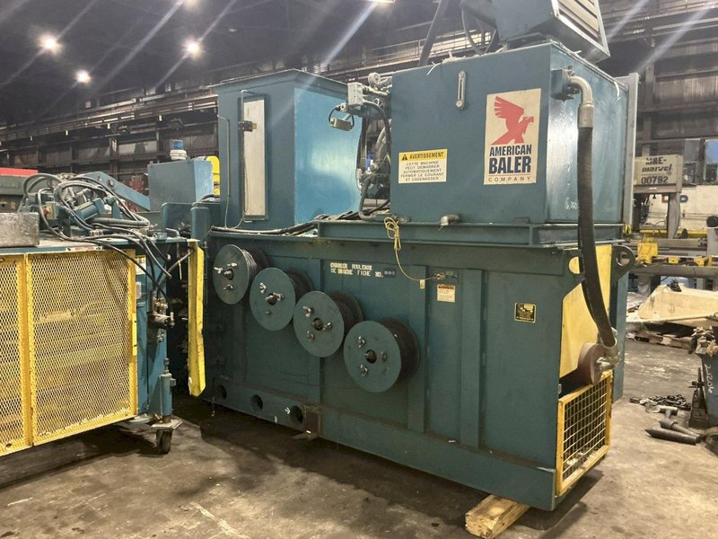 30" X 29" AMERICAN Model #3029730P HORIZONTAL AUTO TIE BALER : YOBRO 26346