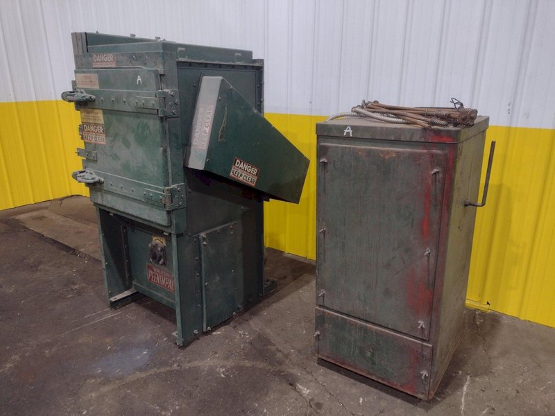 5.2 CU FT WALKER PEENIMPAC MODEL #S-5.2 ROTARY BASKET SHOT BLAST MACHINE: STOCK 17426