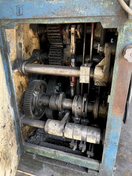 .313" X 4.63" TORRINGTON MODEL #W13A WIRE SPRING COILER / COIL MAKING MACHINE: STOCK #18807