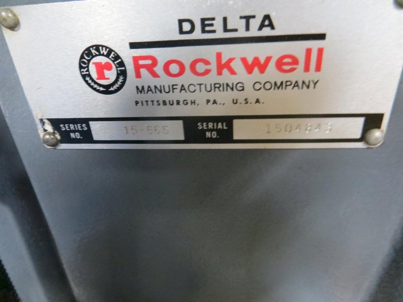 ROCKWELL 15" HEAVY DUTY FLOOR MODEL DRILL PRESS, MODEL: 15-665