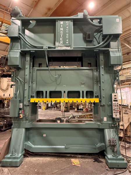 1986 MINSTER E2-400-96-48 Hevi-Stamper Double Crank Press - 400 Ton Capacity
