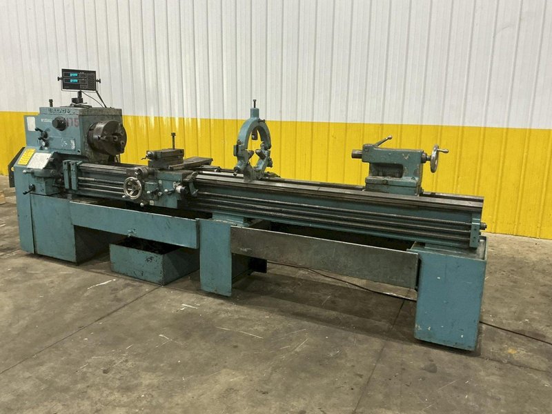 20" X 102" LEBLOND MODEL #11F SERVO ENGINE LATHE 3" HOLE : YOBRO #25909