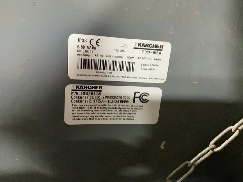 Karcher 36” Floor Scrubber - Rfid B80w