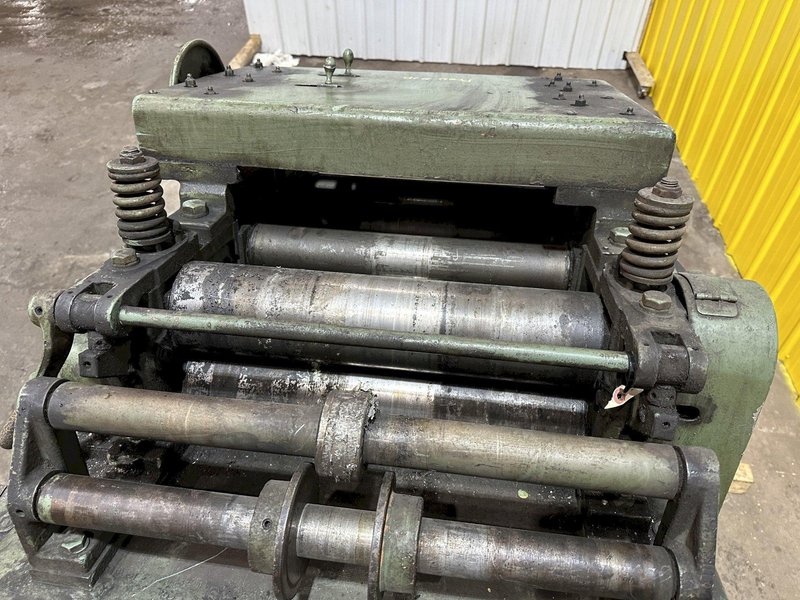 18" x .125" LITTELL MODEL #418HVS-7PD POWERED 7 ROLL COIL STRIP STRAIGHTENER: STOCK #19805